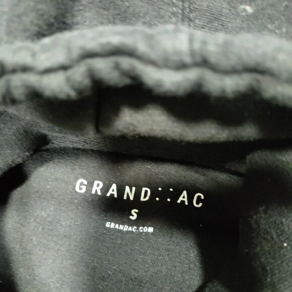 Grand AC 75 Mile Why I'm So Addicted Black Running Hoodie Sweater Men's Small - Picture 6 of 10